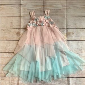 Gorgeous boutique girls tiered tulle dress